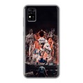 Дизайнерский силиконовый чехол для ZTE Blade A31 Реал Роналдо Real Ronaldo