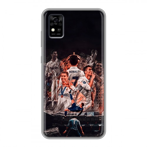 Дизайнерский силиконовый чехол для ZTE Blade A31 Реал Роналдо Real Ronaldo