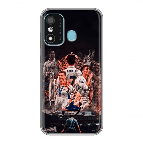 Дизайнерский силиконовый чехол для Itel A27 Реал Роналдо Real Ronaldo