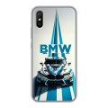 Дизайнерский силиконовый чехол для Xiaomi RedMi 9A БМВ BMW