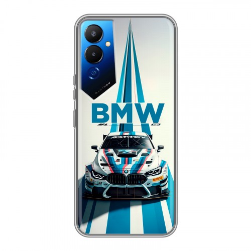 Дизайнерский силиконовый чехол для Tecno Pova 4 БМВ BMW