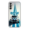 Дизайнерский силиконовый чехол для Samsung Galaxy A14 БМВ BMW