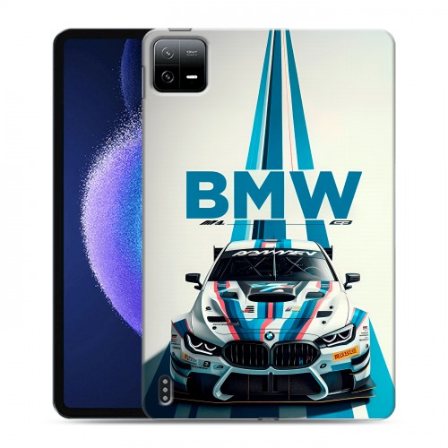 Дизайнерский силиконовый чехол для Xiaomi Pad 6 БМВ BMW