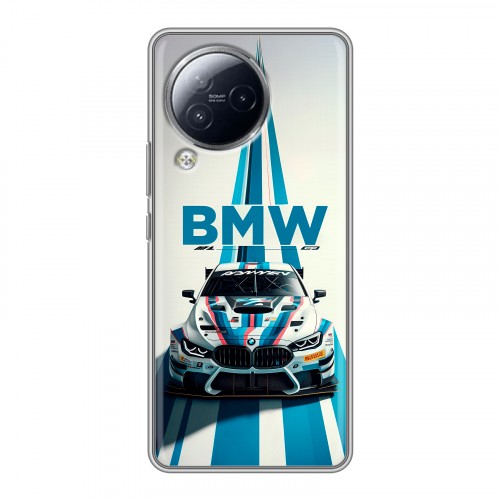 Дизайнерский силиконовый чехол для Xiaomi Civi 3 БМВ BMW