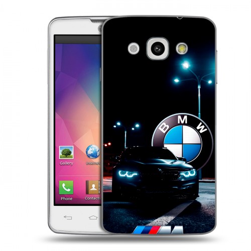 Дизайнерский пластиковый чехол для LG L60 БМВ BMW