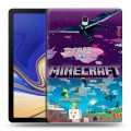 Дизайнерский силиконовый чехол для Samsung Galaxy Tab S4 Майнкрафт Minecraft