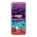 Дизайнерский силиконовый чехол для Xiaomi Poco C40 Майнкрафт Minecraft