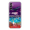 Дизайнерский силиконовый чехол для Samsung Galaxy A14 Майнкрафт Minecraft