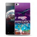 Дизайнерский пластиковый чехол для Lenovo Vibe X2 Майнкрафт Minecraft