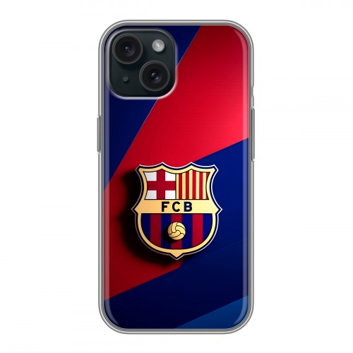 Дизайнерский силиконовый чехол для Iphone 15 Барселона Barcelona