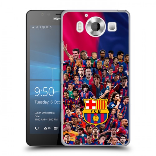 Дизайнерский пластиковый чехол для Microsoft Lumia 950 Барселона Barcelona