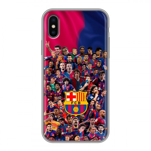 Дизайнерский силиконовый чехол для Iphone x10 Барселона Barcelona