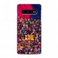 Дизайнерский силиконовый с усиленными углами чехол для Samsung Galaxy S10 Барселона Barcelona