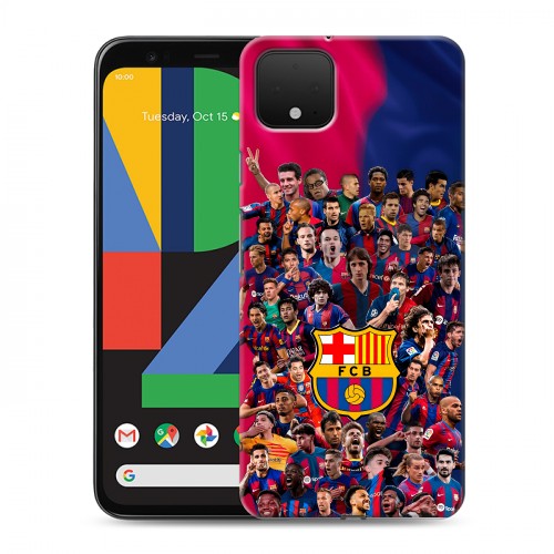 Дизайнерский пластиковый чехол для Google Pixel 4 Барселона Barcelona