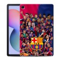 Дизайнерский силиконовый чехол для Samsung Galaxy Tab S6 Lite Барселона Barcelona