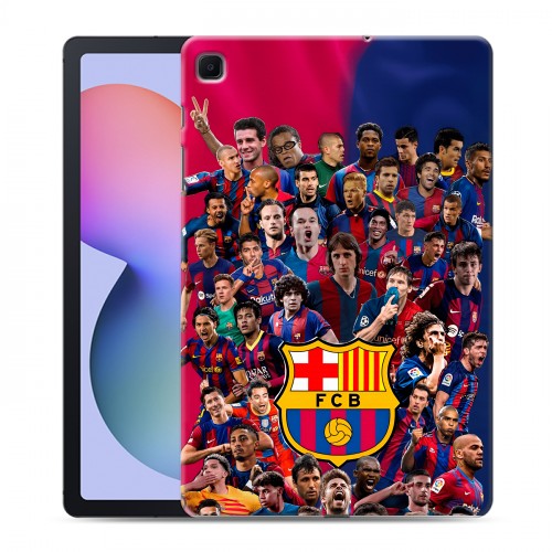 Дизайнерский силиконовый чехол для Samsung Galaxy Tab S6 Lite Барселона Barcelona