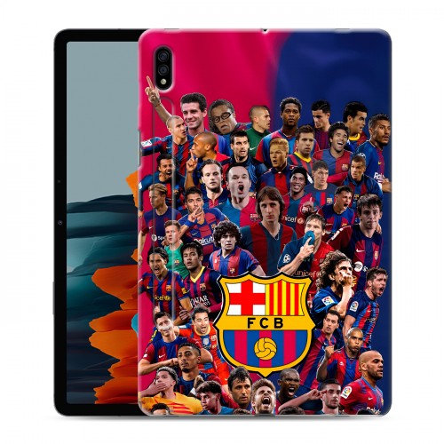 Дизайнерский силиконовый чехол для Samsung Galaxy Tab S7 Барселона Barcelona