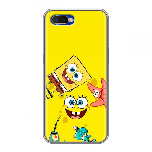 Дизайнерский силиконовый чехол для OPPO RX17 Neo Спанч боб Спанчбоб