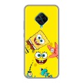 Дизайнерский силиконовый чехол для Vivo V17 Спанч боб Спанчбоб