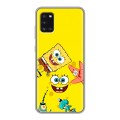 Дизайнерский силиконовый чехол для Samsung Galaxy A31 Спанч боб Спанчбоб