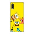 Дизайнерский силиконовый чехол для Samsung Galaxy A02 Спанч боб Спанчбоб