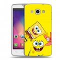Дизайнерский пластиковый чехол для LG L60 Спанч боб Спанчбоб