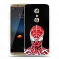 Дизайнерский пластиковый чехол для ZTE Axon 7 человек паук spiderman
