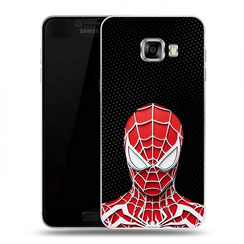 Дизайнерский пластиковый чехол для Samsung Galaxy C5 человек паук spiderman