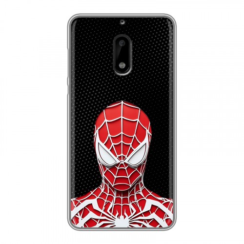 Дизайнерский пластиковый чехол для Nokia 6 человек паук spiderman