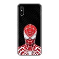 Дизайнерский силиконовый чехол для Xiaomi RedMi 9A человек паук spiderman