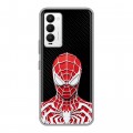 Дизайнерский силиконовый с усиленными углами чехол для Tecno Camon 18 человек паук spiderman