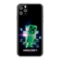 Дизайнерский силиконовый чехол для Iphone 11 Pro Майнкрафт Minecraft