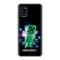 Дизайнерский силиконовый чехол для Samsung Galaxy A31 Майнкрафт Minecraft