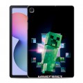 Дизайнерский силиконовый чехол для Samsung Galaxy Tab S6 Lite Майнкрафт Minecraft