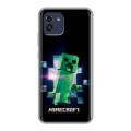 Дизайнерский силиконовый чехол для Samsung Galaxy A03 Майнкрафт Minecraft