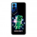 Дизайнерский силиконовый чехол для Tecno Pova 4 Майнкрафт Minecraft