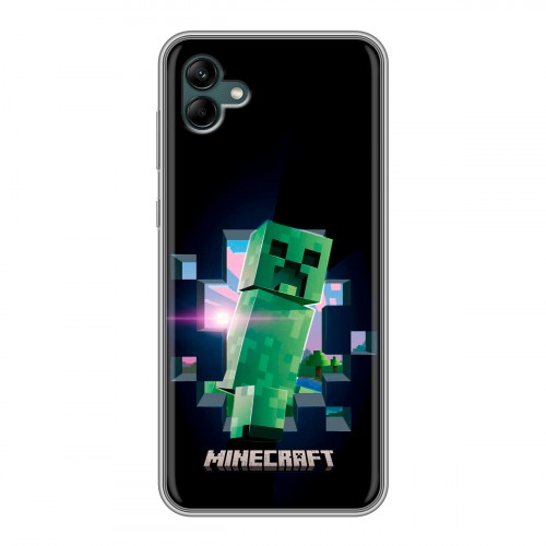 Дизайнерский силиконовый чехол для Samsung Galaxy A04 Майнкрафт Minecraft