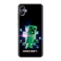 Дизайнерский силиконовый чехол для Samsung Galaxy A05 Майнкрафт Minecraft