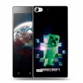 Дизайнерский пластиковый чехол для Lenovo Vibe X2 Майнкрафт Minecraft