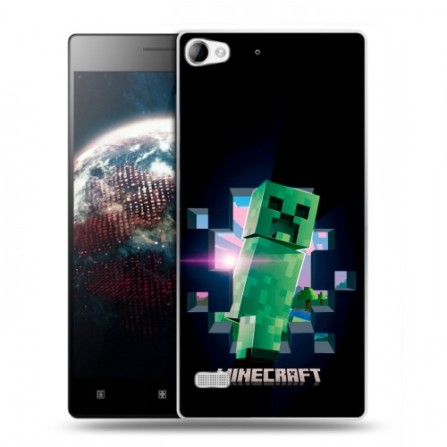 Дизайнерский пластиковый чехол для Lenovo Vibe X2 Майнкрафт Minecraft