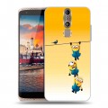 Дизайнерский пластиковый чехол для ZTE Axon Mini Миньоны