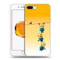 Дизайнерский пластиковый чехол для Iphone 7 Plus / 8 Plus Миньоны