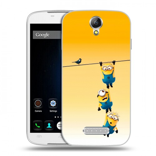 Дизайнерский силиконовый чехол для Doogee X6 Миньоны