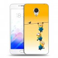 Дизайнерский пластиковый чехол для Meizu M3E Миньоны