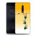 Дизайнерский пластиковый чехол для Nokia 5 Миньоны