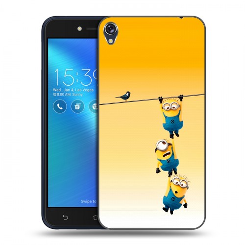 Дизайнерский силиконовый чехол для Asus ZenFone Live Миньоны