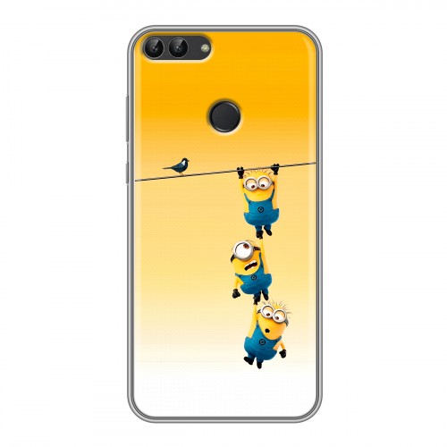 Дизайнерский силиконовый чехол для Huawei P Smart Миньоны