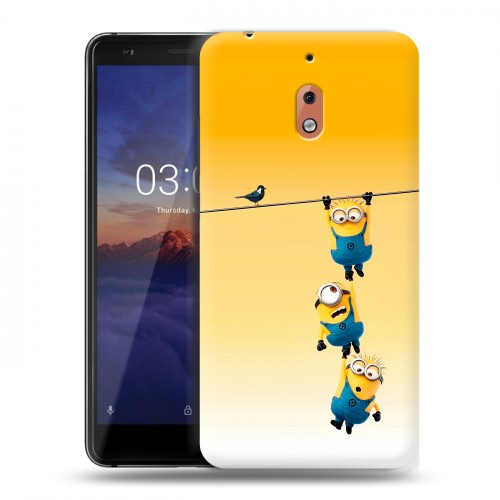 Дизайнерский силиконовый чехол для Nokia 2.1 Миньоны