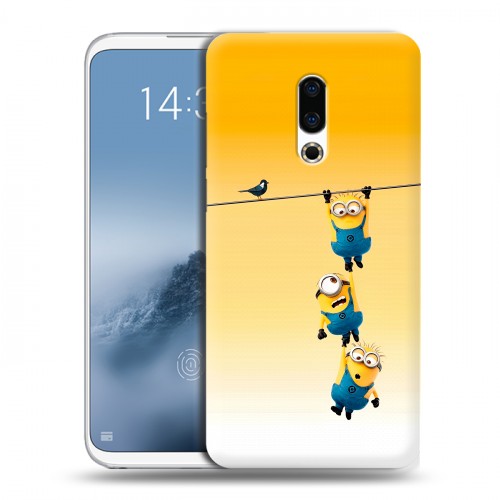 Дизайнерский пластиковый чехол для Meizu 16th Plus Миньоны