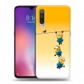 Дизайнерский пластиковый чехол для Xiaomi Mi9 Миньоны